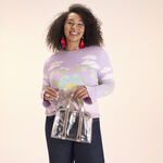Loungefly Clear Floral Crossbody Bag with Coin Bag LFlifestyle2 view 3